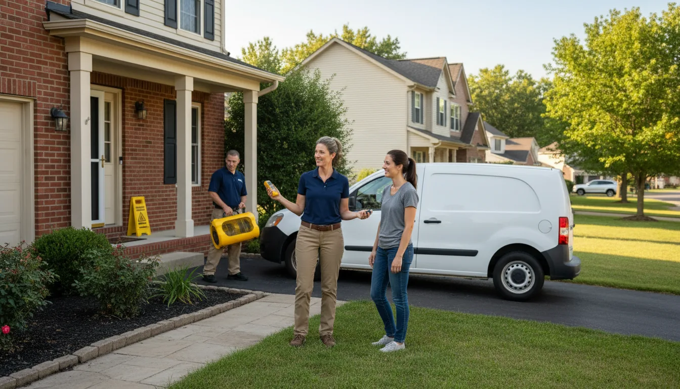 Residential water damage restoration in Burlington, CO